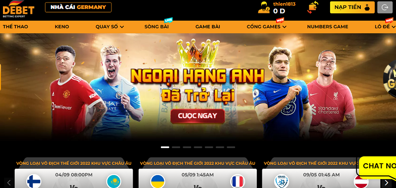 Tổng quan DEBET – Nhà cái chuyên nghiệp đến từ nước Đức
